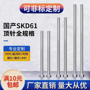 สลักดันแบบแม่นยำ Skd61 พร้อมปลอกแบบแบน ผลิตตามสั่ง - Product Image 4