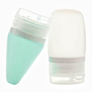 Promotional 30ml 1 Oz Silicone Travel Essential Bottle <b>Holder</b> Small Soft Silicon Bottle In Bulk Condiment Squeeze Bottles - Product Image 1