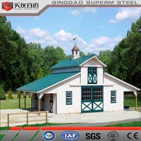 Bâtiment de ferme en acier préfabriqué Structure en acier Construction préfabriquée Étable à chevaux Abri pour chevaux de haute qualité