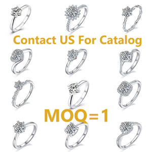 Op maat gemaakte GIA IGI gecertificeerde laboratorium gekweekte diamant 18K 14K 9K massief gouden prinses peer ovaal geslepen 1 ct 2 ct dames sieraden verlovingsring - Product Image 2