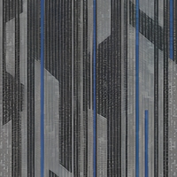 Graphit-Muster Modulare Teppichfliesen 50x50cm Gewebte Nylon-Bodenfliesen Rutschfeste PVC-Rückseite für Büro Ausstellungsraum