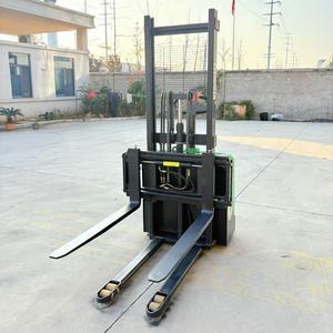 Carretilla elevadora eléctrica JG 1,5 T con soporte de 3m Apilador de paletas hidráulicas 1,5 t y horquilla móvil lateral Accionamiento y elevador estacionarios - Product Image 6