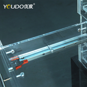 YOUDO Factory 3-Fold Full Extension Undermount Concealed Cabinet Slide Rail Soft <strong>Close</strong> <strong>Drawer</strong> Slide Dining Gym Bedroom Hotel - Product Image 6