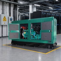 Générateur diesel silencieux de type conteneur 50Hz 200kW 250kVA triphasé refroidi par eau avec démarrage automatique ATS, station d'alimentation Plug-and-Play