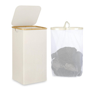 <b>Large</b> Capacity Laundry <b>Basket</b> Can Be Folded and Easily Carried Custom Bamboo Laundry <b>Baskets</b> - Product Image 1