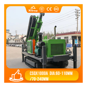 CSQX1000 Portable Mining Rotary Pile Hydraulique Core Drilling Rig Moteur Diesel entièrement hydraulique et engrenage pour l'exploration minière - Product Image 1