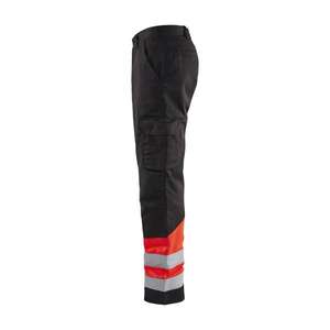 BLAKLADER - 156418119955D88 Hi-Vis <b>trousers</b> <b>Black</b>/Red - EAN 7330509402252 HI-VIS <b>WORKWEAR</b> - Product Image 5