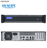 Ordinateur industriel HVAEIPC 2U avec moniteur, processeur I3/i5/i7, Linux, 32 Go de RAM, J1900, double LAN, 4xUSB3.0, 4G, montage en rack, en stock