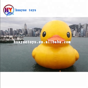 Ngoài trời nước quảng cáo Inflatable vịt mô hình lớn màu Vàng cao su vịt cho thương mại - Product Image 2