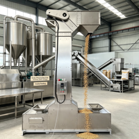 Hocheffizienter T-Typ Edelstahl-Schaufeltransporter mit Variabler Geschwindigkeit Vertikaler Förderer für Getreide-, Mais-, Kaffee- und Samenhandling
