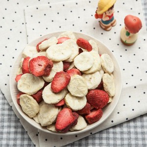 Chips de plátano sin aditivos dulces, frutas secas crujientes listas para comer, aperitivos no fritos a granel horneados FD a granel al por mayor - Product Image 6