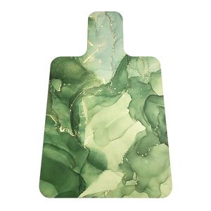 超薄可折叠超细纤维麂皮绿色Marbl OEM/ODM定制印花练习防滑盖普拉提粘性重整塔垫 - Product Image 2