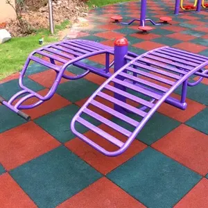 Rubber Playground Tiles Non-slip Rubber Outdoor Floor Tiles Gym Floor