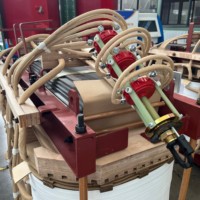 Transformateur de puissance immergé dans l'huile d'alliage amorphe triphasé 20kV à 690V 1600kVA 5mva transformateur de distribution haute tension