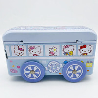 Boîte en fer blanc personnalisée en forme de voiture de qualité alimentaire, boîte métallique fantaisie en forme de véhicule pour chocolat, bonbons, biscuits et emballage cadeau pour enfants