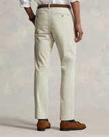 Celana uang lama grosir Logo kustom kualitas tinggi Pria Twill celana pria ramping tipis kasual celana Chino elastis dicuci pria