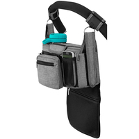 Organisateur de poussette pour animaux de compagnie, sac antidérapant avec porte-gobelet isotherme, sac universel pour poussette pour téléphone et boissons