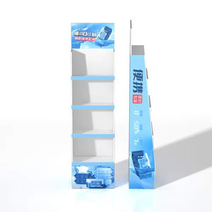 Привлекательная Розничная картонная выставочная башня с индивидуальным логотипом идеально подходит для косметики и повседневных товаров для продвижения пола - Product Image 2