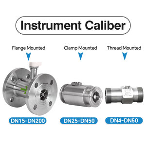 Alta precisão pulso 4-20Ma RS485 flange/braçadeira/thread turbina digital diesel fuel flow meter para monitoramento