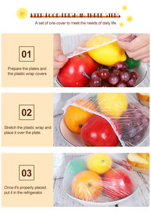 PE Elastische Vershoudbag Wegwerpbaar voor Voedsel, Groenten, Opslag, Plasticfolie, Wegwerpbaar <span class=keywords><strong>Plastic</strong></span> Vershoudfolie - Product Image 2