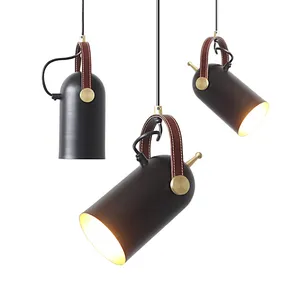 Luminaire de café lustre de barre suspendu d'intérieur réglable pour îlot de cuisine nordique chambre suspension de chevet.