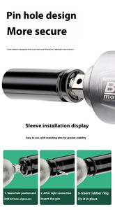 電動ガレージレンチソケットキット クロムバナジウム鋼 トルクソケット 1/<span class=keywords><strong>2</strong></span>インチドライブ ディープエクステンション インパクトソケット メトリックツールセット - Product Image 2