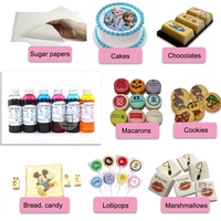 Encre alimentaire de qualité alimentaire 100 ml pour imprimante à gâteau Epson, HP, Canon, imprimante à encre alimentaire