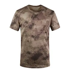 नई आउटडोर पुरुषों की टी शर्ट लघु आस्तीन सांस त्वरित सूखी दौर गर्दन सायक्लिंग प्रशिक्षण टी शर्ट