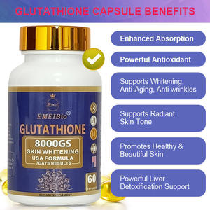 Lage Moq Glutathion Capsules Extra Wit Glutathion Complex 5000Mg Glutathion Voor Huid Lichter - Product Image 2