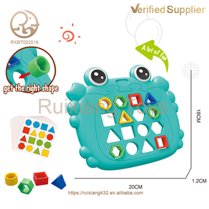 Juguete educativo para niños bebé cangrejo S memoria cognición tablero <span class=keywords><strong>de</strong></span> juego rápido juego rompecabezas geometría conciencia niños - Product Image 3