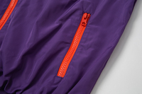 Veste coupe-vent à capuche pour femme, color block, OEM |   Manteau décontracté léger et résistant à l'eau pour les trajets en plein air