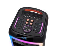 Nuevo Altavoz Inalámbrico Bluetooth NDR-1708 de 80W y 8 Pulgadas con Micrófono Recargable, Subwoofer para Fiestas, Control Remoto y Android, Ideal para Hoteles