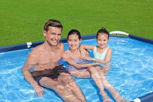 <span class=keywords><strong>Bestway</strong></span> 56403 2.59m X 1.70m X 61cm <span class=keywords><strong>Piscine</strong></span> en acier extérieure agréable bon marché dans la cour hors sol - Product Image 6