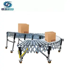 Logistic Warehouse Manual/Gravity Expandable/Flexible Carbon Steel Roller Conveyor Line