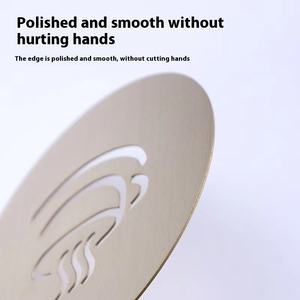 430 acier inoxydable bricolage fantaisie lait bouchon impression pochoir pour <span class=keywords><strong>Amazon</strong></span> outil transfrontalier pour pain arrosage <span class=keywords><strong>Latte</strong></span> Art café thé - Product Image 2