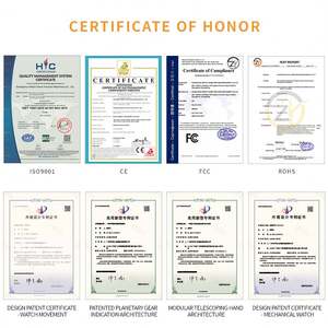 Montre mécanique de luxe en acier inoxydable avec breloque en métal, logo de marque personnalisé, aventurine, luminescente, automatique - Product Image 5