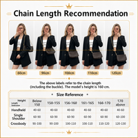 Chaîne de remplacement en métal de qualité supérieure pour sac à main, accessoires détachables pour sac à bandoulière, maillons de chaîne pour femmes, style bandoulière