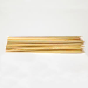 긴 손잡이가있는 단단한 재사용 가능한 천연 대나무 꼬치 야외 캠핑을위한 빠른 바베큐 요리 도구 - Product Image 6