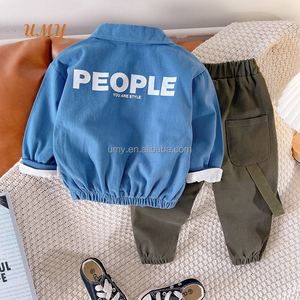 Ensemble de vêtements pour enfants, costume trois pièces, 1 à 4 <span class=keywords><strong>ans</strong></span>, costume garçon, veste à col, pantalon décontracté, chemise, ensemble de vêtements pour <span class=keywords><strong>bébé</strong></span> nouveau-né - Product Image 5