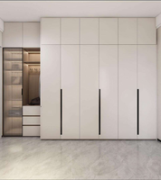 Armoire à portes vitrées, rangement intelligent pour vêtements, organisateur pour chambre à coucher, meilleur prix, meubles de m