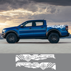 2021 vinyle voiture autocollants pneu estampage <span class=keywords><strong>boussole</strong></span> aventure hors route graphique décalcomanies pour Ford <span class=keywords><strong>Ranger</strong></span> Raptor pick-up accessoires - Product Image 6