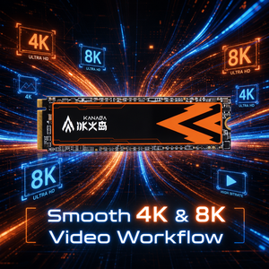KANAGA 4TB NVMe M.2 SSD PCIe 4.0 Solution de stockage ultra-rapide pour le montage vidéo et la création de contenu - Product Image 3