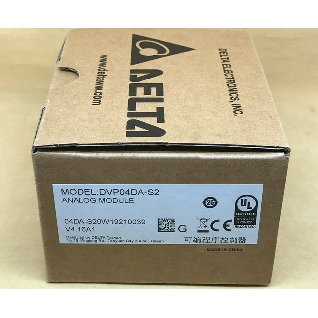 1pc New Dvp04da-s2 Plc Module in Box Expedited Shipping Dvp04das2
