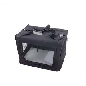 Cage pour chien en nylon à 4 portes avec tapis en maille, pliable, portable, pour intérieur et extérieur, sac de transport pour animaux de compagnie - Product Image 2