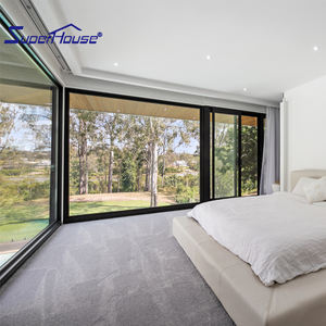 فلوريدا تامبا تأثير إعصار انزلاق الباب FL مشفر الألومنيوم معزول الباب الفناء جدار الباب المعبئ لفيلا منزل منزل - Product Image 3