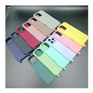 Couverture de téléphone antichoc en TPU doux pour la peau de couleur pure <span class=keywords><strong>avec</strong></span> lanière de sangle de <span class=keywords><strong>cordon</strong></span> de bandoulière pour étui <span class=keywords><strong>iPhone</strong></span> 16 Pro Max 15Pro - Product Image 6