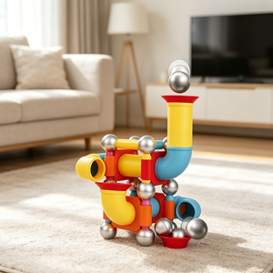 Blocchi Magnetici da Costruzione Eli Toys, Ecologici in Plastica ABS, Blocchi Educativi STEM per Costruzioni - Product Image 1