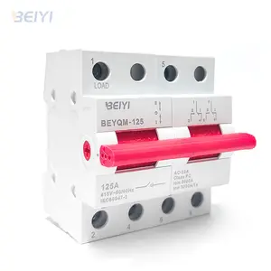 Competitive price 50Hz 125a 2phase 230v manual dual power modular manual changeover switch