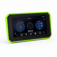 Caméra de tableau de bord ultra-compacte pour moto Aoocci BM6 6 pouces avec commande au volant, Plug and Play, IP67, écran HD compatible CarPlay