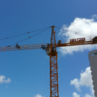 Pièces détachées pour grue à tour de construction 10T : Caméra CCTV, PLC, Moteur de grimpée interne, Télécommande, Joystick HS7015